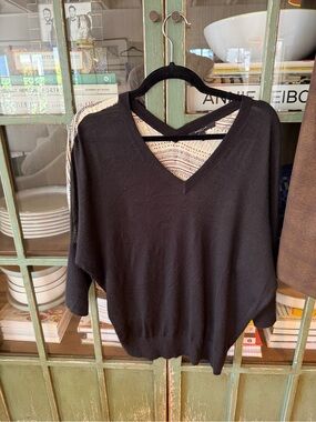 Derek Lam Reversible Cashmere Silk Sweater Size 4